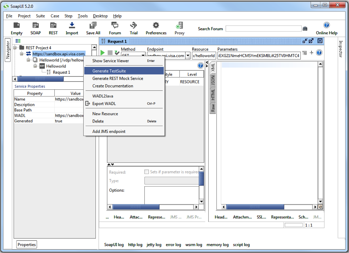 Visa Developer Center