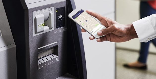 Using credit card at ATM