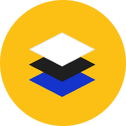 An elevation icon within a yellow circle representing base elements.